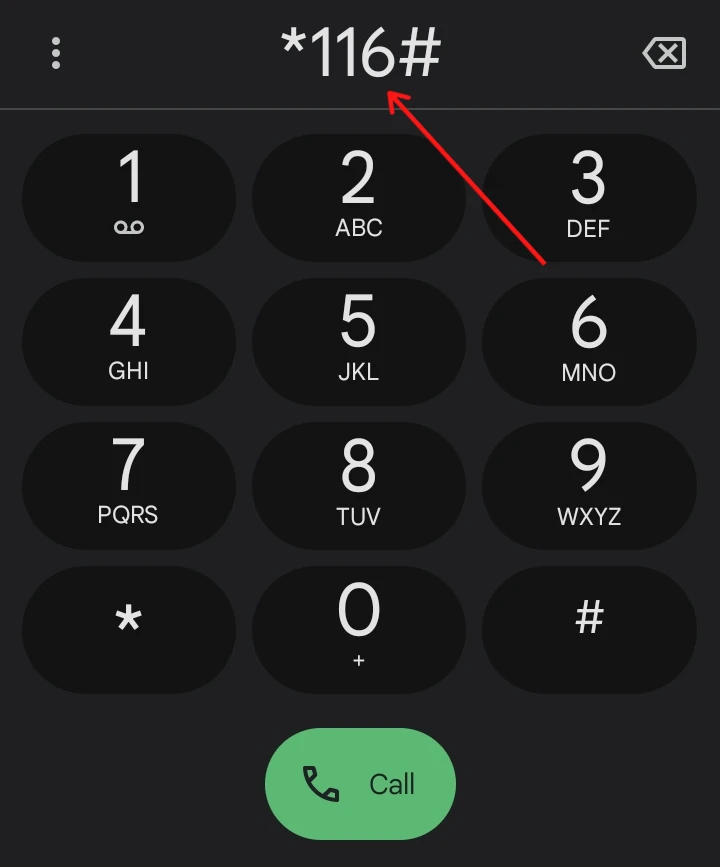 dial 116