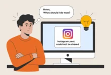 fix instagram post could not be shared error