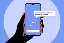 how to disable notification bubbles android