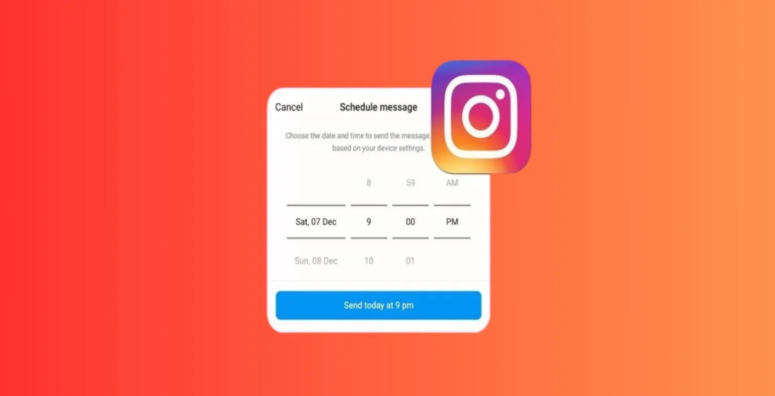 how to use instagram message schedule feature