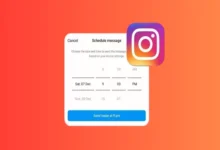 how to use instagram message schedule feature