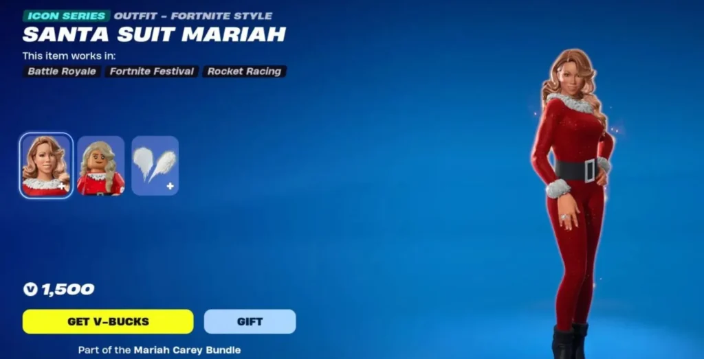 santa suit mariah carey