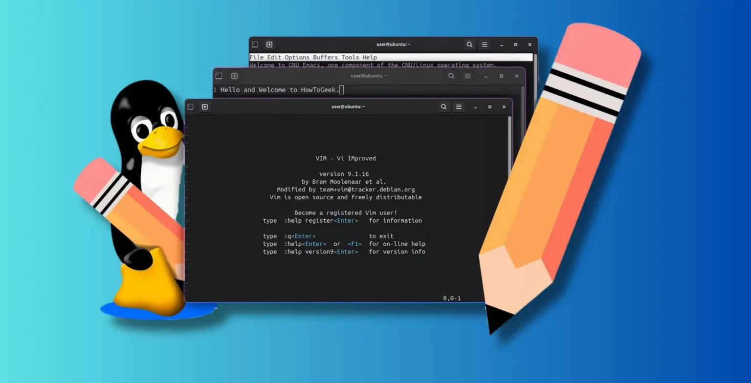 best linux text editors