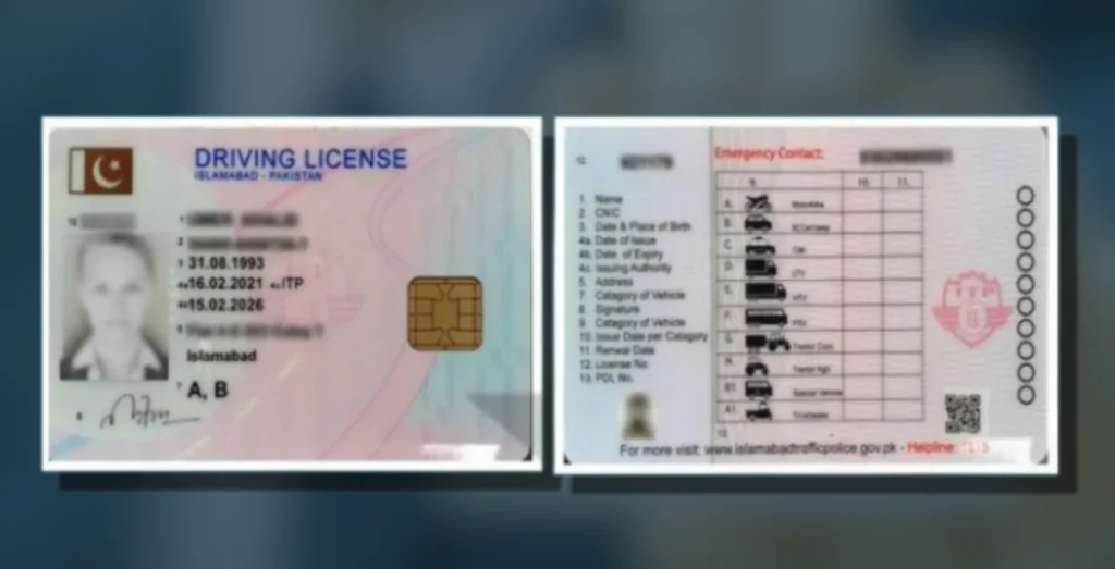 driving license fee islamabad