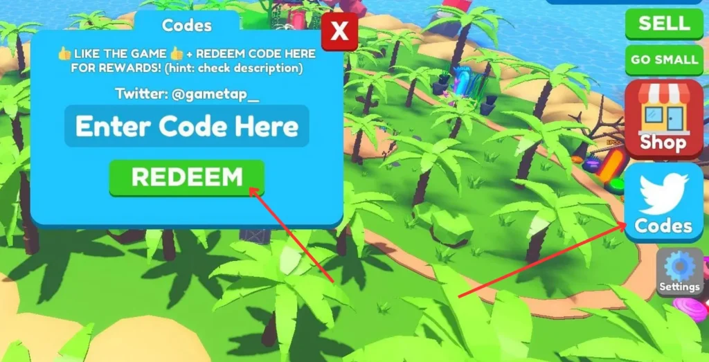 eating simulator codes redeem option