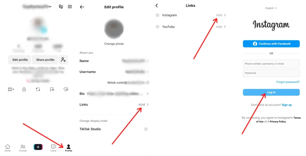 how to add instagram to tiktok guide