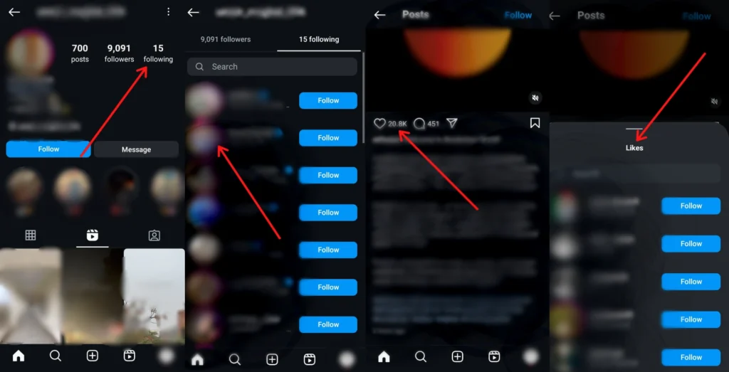 how to check someone elses instagram likes guide