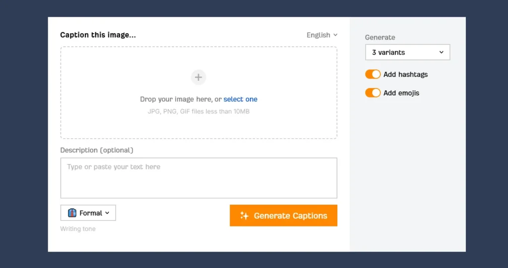 how to use ai caption generator for instagram 1
