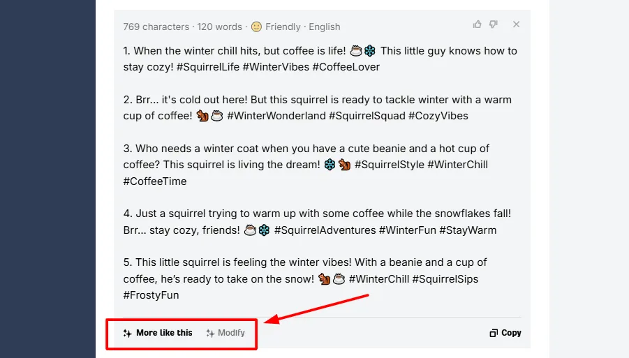 how to use ai caption generator for instagram 8
