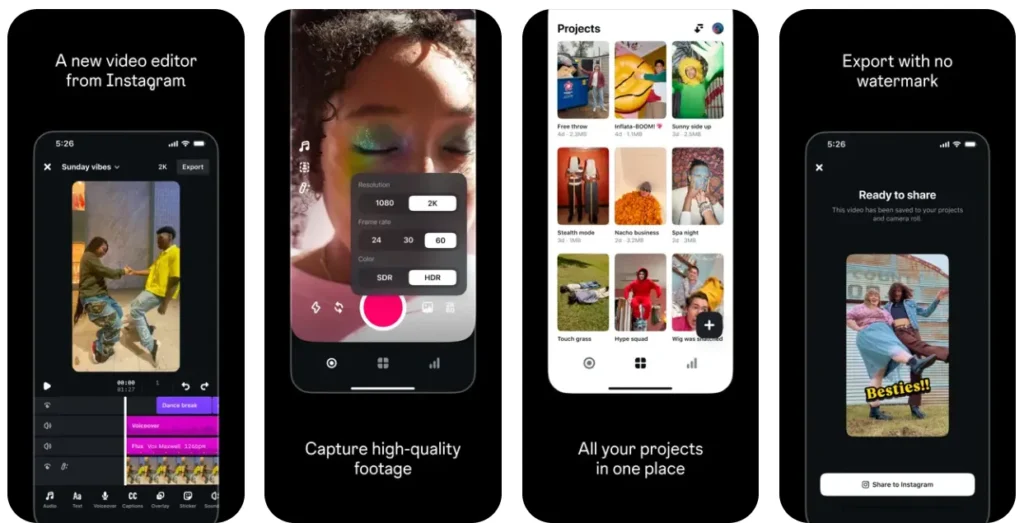 instagram edits app apple store