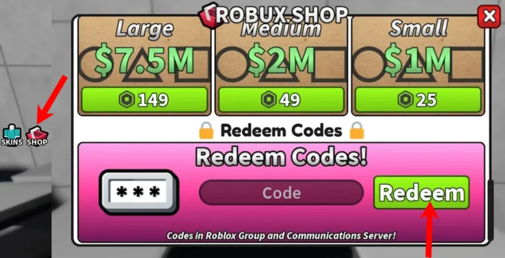 octopus game redeem codes option