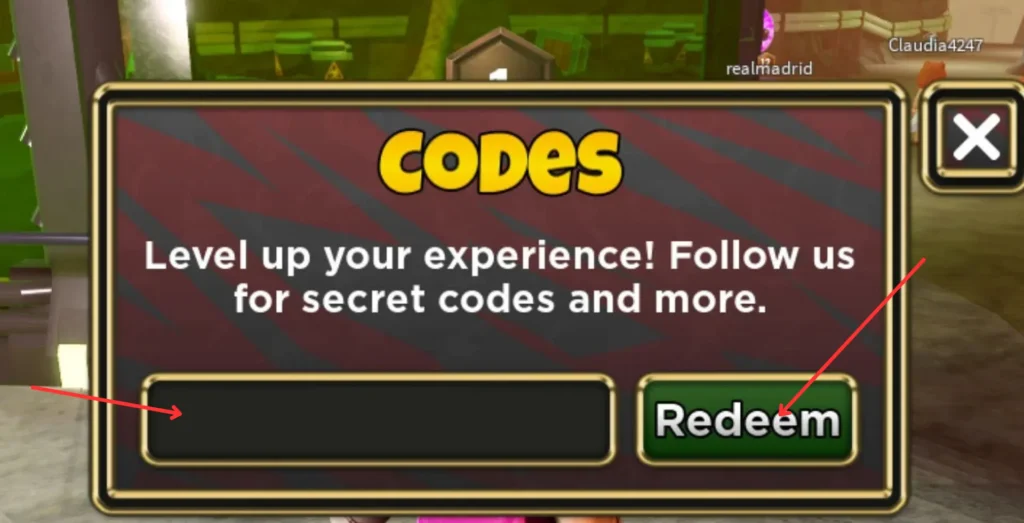 primal pursuit redeem codes option