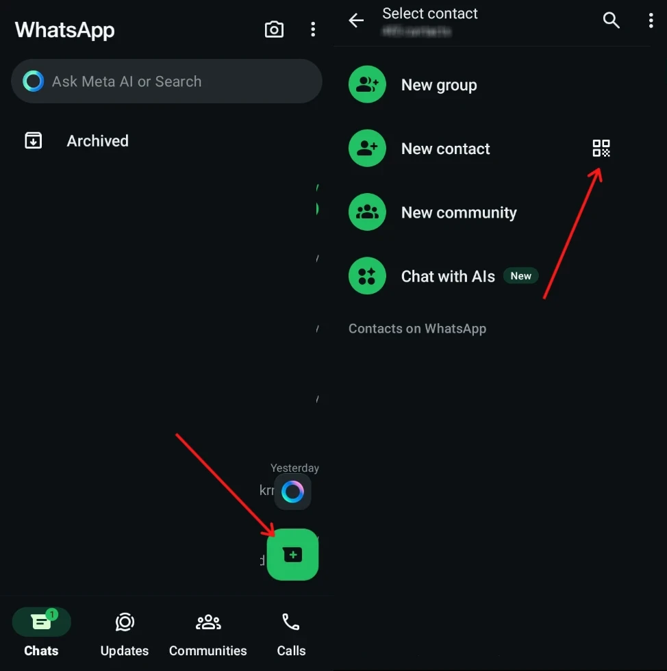 scan qrcode to use capilot on whatsapp