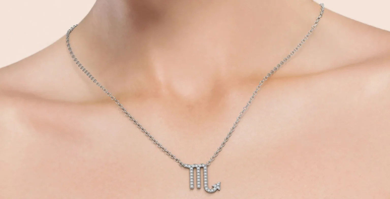 discover the beauty of scorpio zodiac necklace a perfect jewelry gift
