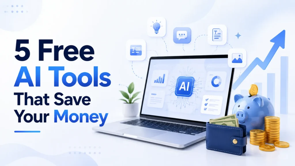 5 Free AI Tools That Save Your Money free ai tools that save money
