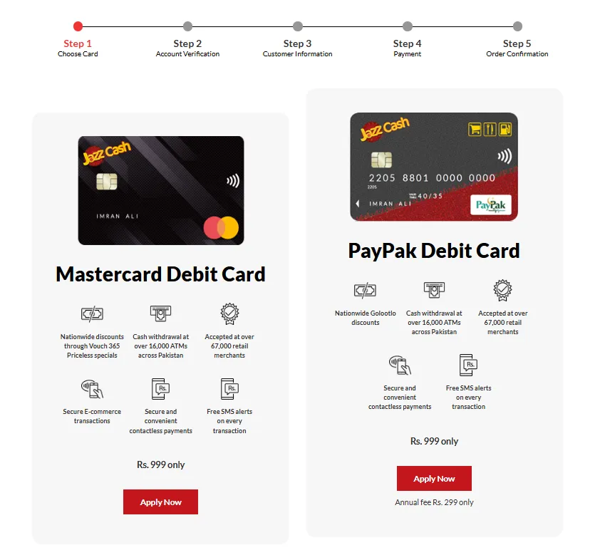 get jazzcash debit card 1