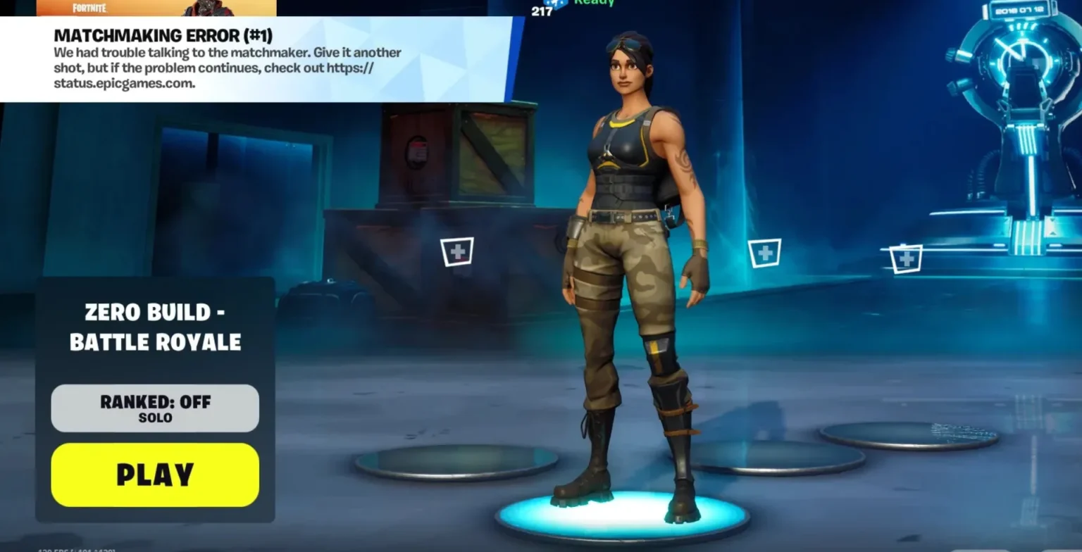 how to fix fortnite matchmaking error 1