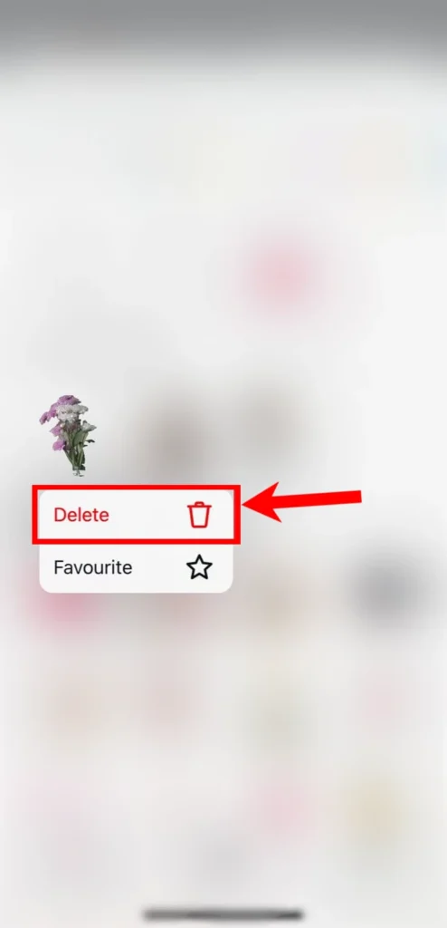 delete cutouts instagram