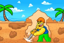 drill digging simulator