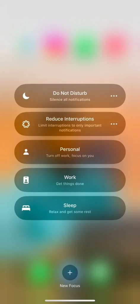 fo not disturb via lock screen