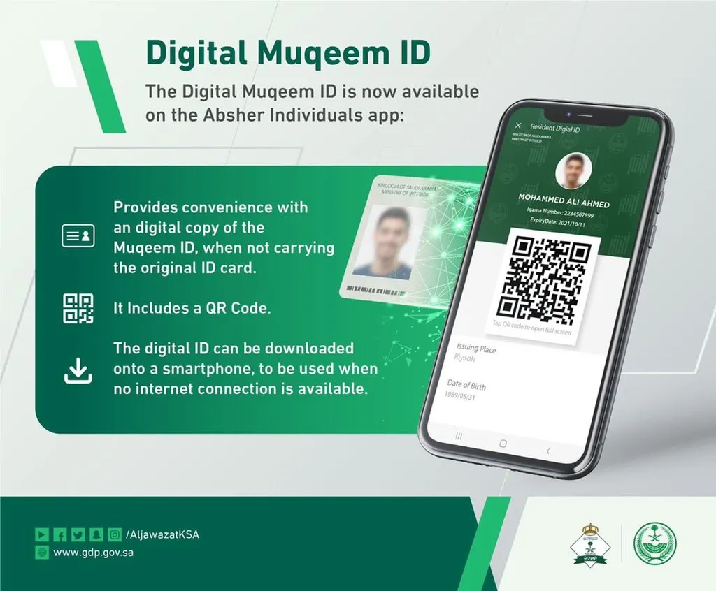 get digital iqama in saudi arabia