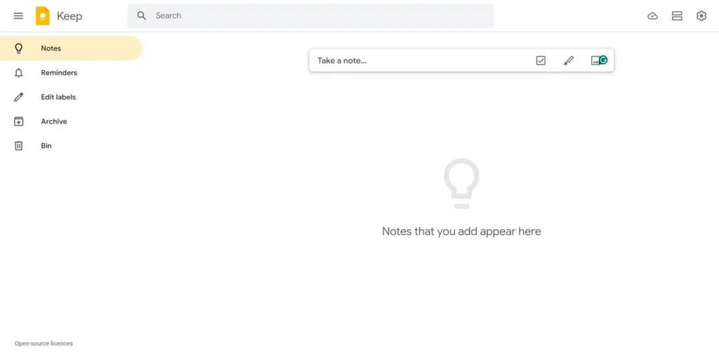 google keeps