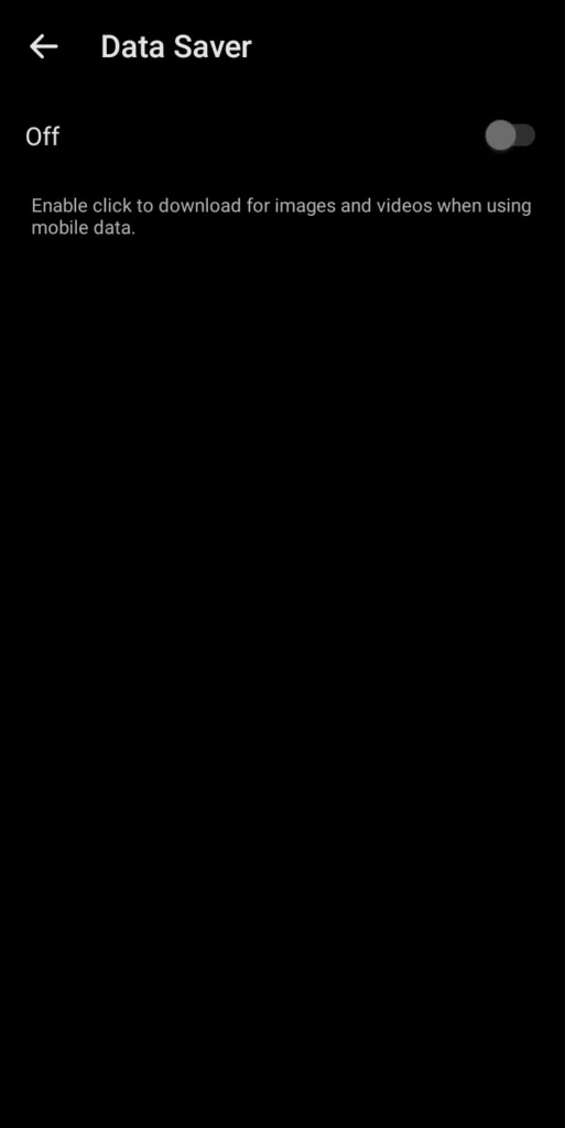 messanger data saver