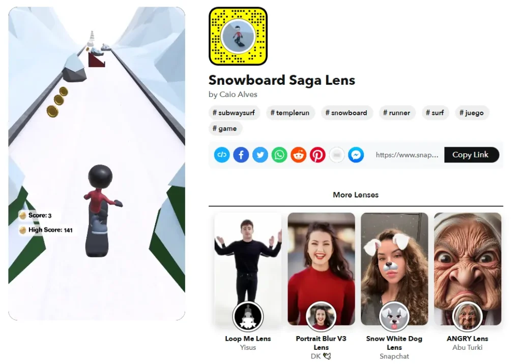 snowboard saga lens by caio alves