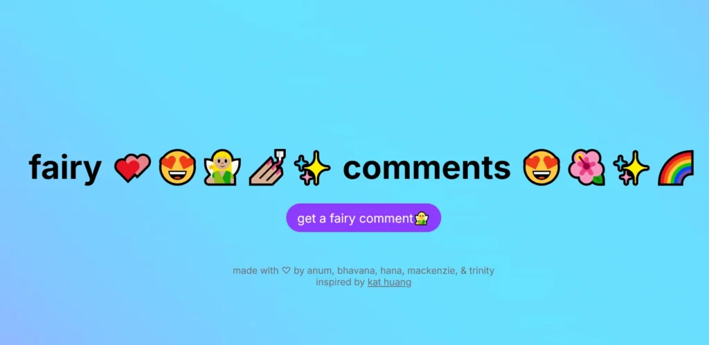fairy comments generator