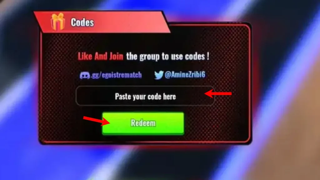 roblox egoist rematch redeem codes 1