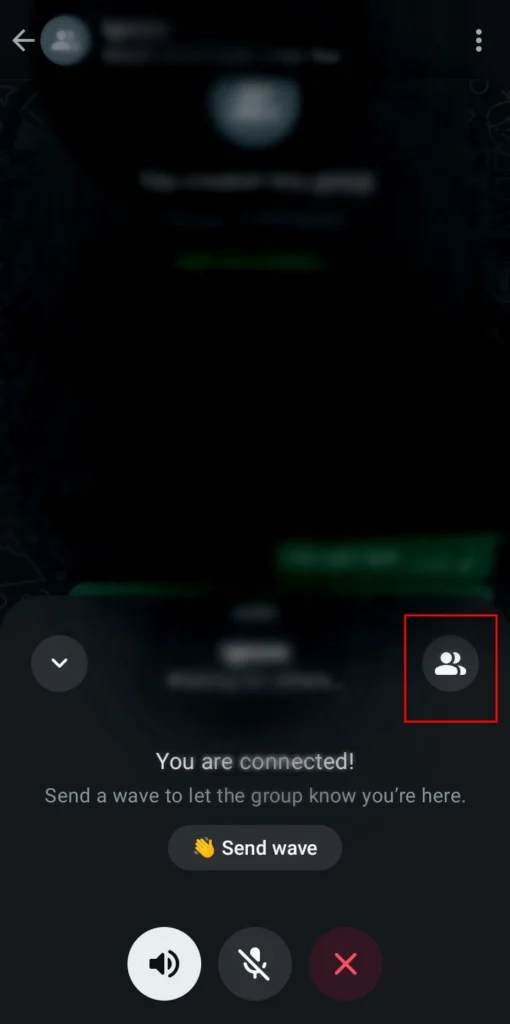 whatsapp group voice chat how to start 3