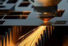 cutting metal with a fiber laser cutting machine