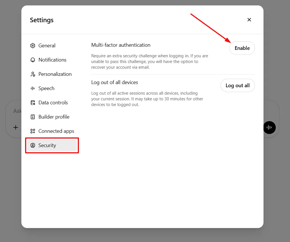 enable 2fa on chatgpt secure your openai account 3