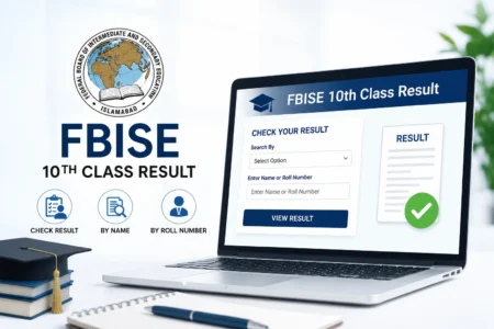 FBISE Federal Board SSC 2 Result 2026 – FBISE 10th Class Matric Result 2026 fbise federal board 10th class result matric hsc part 2