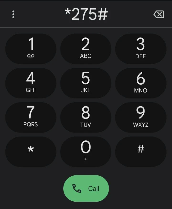 jazz balance save dial code