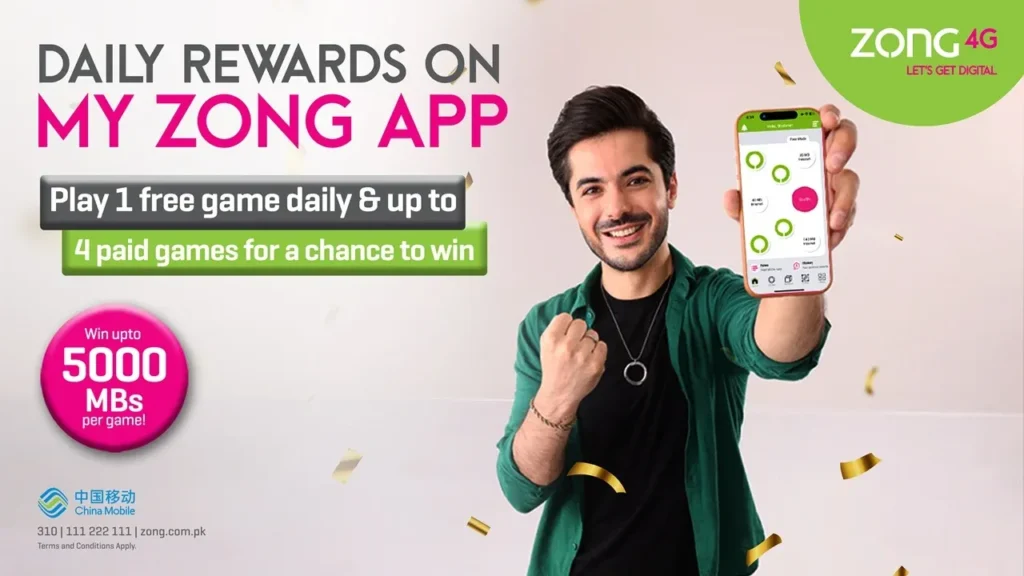 Zong Upgrades My Zong App with Exciting New Features: Bundle Streak & Daily Rewards Game my zong app new features bundle streak daily rewards game