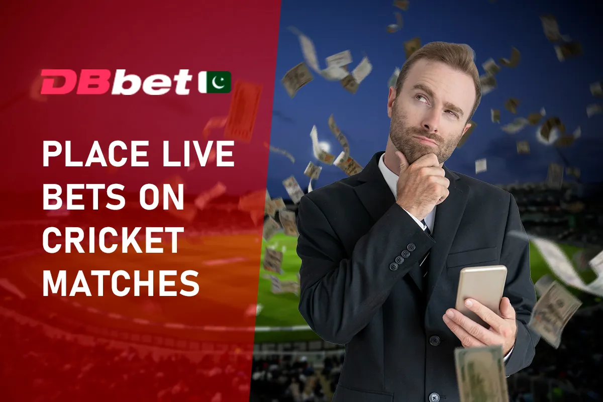 place live bets on cricket matches with the dbbet app