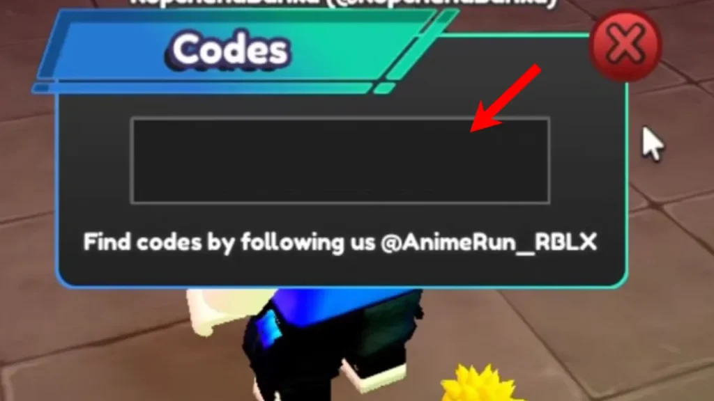 roblox anime run kingdom redeem codes 1