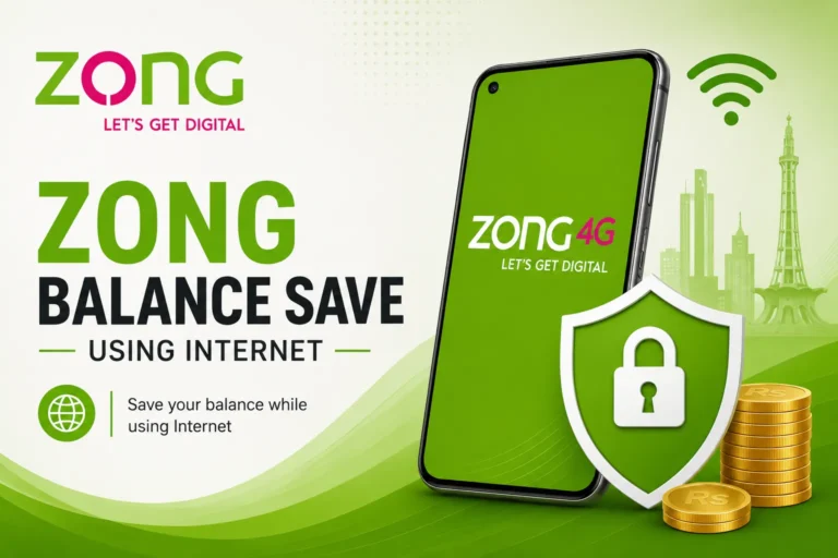 Zong Balance Save Code 2026 | How to Save Zong Balance zong balance save code