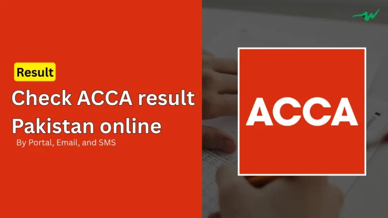 acca result pakistan date and check online