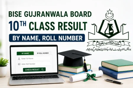 BISE Gujranwala Board 10th Class Position Holders 2026 Matric SSC bise gujranwala board 10th class position holders matric ssc