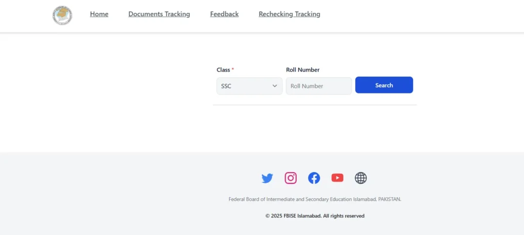 fbise recounting application tracking
