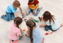 group children playing together on floor