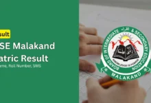 malakand board 9th class result by name roll no sms