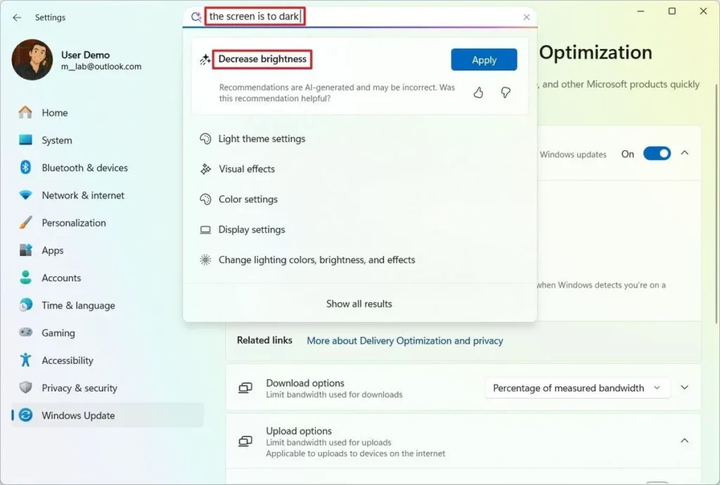 microsoft ai settings assistant how to use2