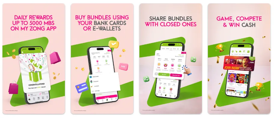my zong app play store