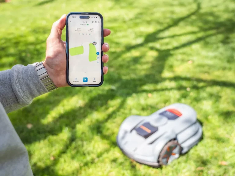 this ai powered lawn mower is the latest symbol of smart effortless living