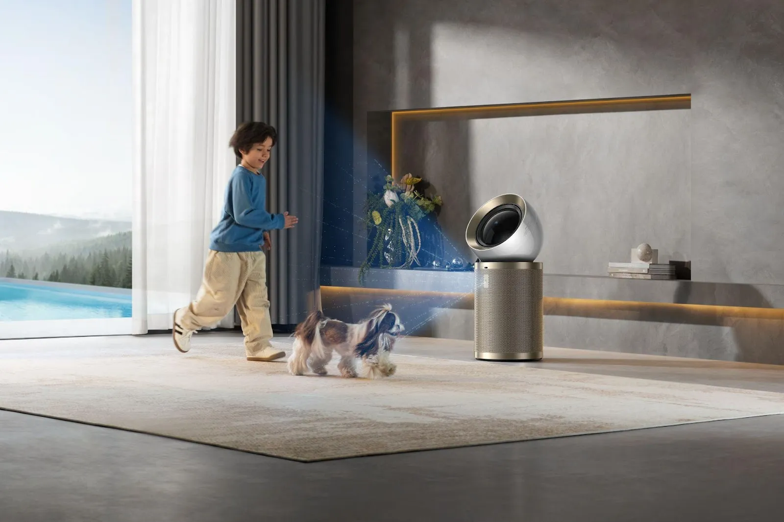 this air purifier heats cools and knows when youre in the room