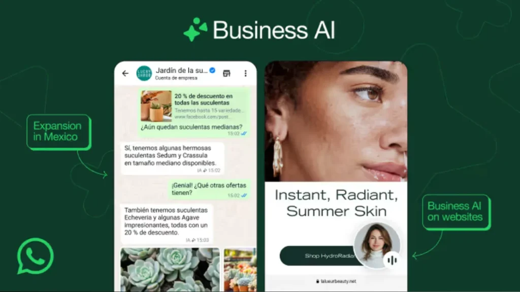whatsapp new ai voice features for business