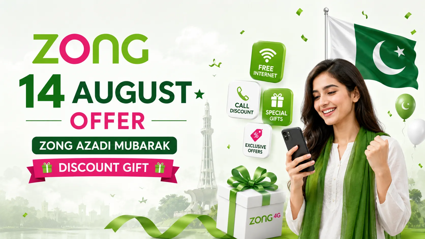 zong 14 august offer